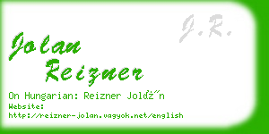 jolan reizner business card